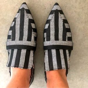 Zara striped shoes